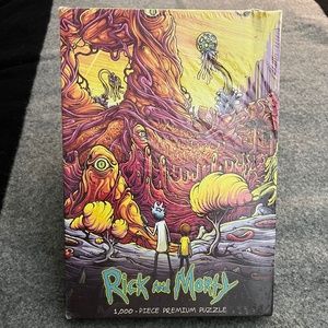 RICK AND MORTY "Into The Rickverse" 1000 Piece Jigsaw Puzzle Adult Swim USAopoly